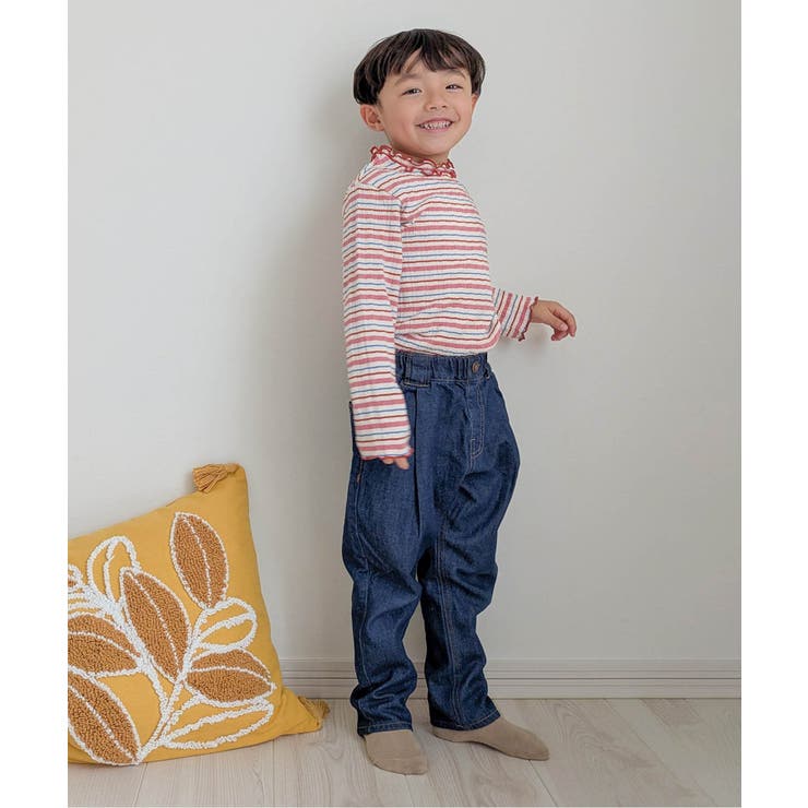 ジャガードテレコボーダーTシャツ | F.O.Online Store | 詳細画像16 