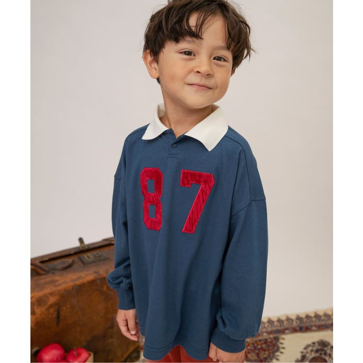 ネイビーブルー | 【リンク】ナンバリングポロシャツ | F.O.Online Store