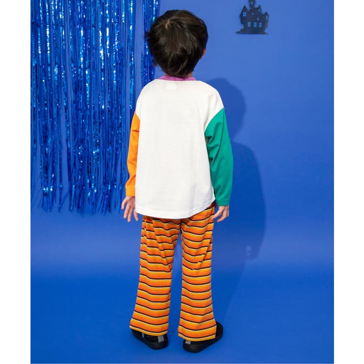 【リンク/ジュニア対応】モチーフ ワッペン長袖Tシャツ | F.O.Online Store | 詳細画像16 