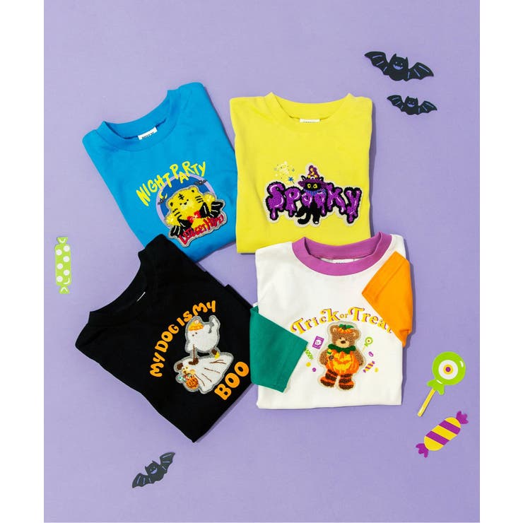 【リンク/ジュニア対応】モチーフ ワッペン長袖Tシャツ | F.O.Online Store | 詳細画像22 