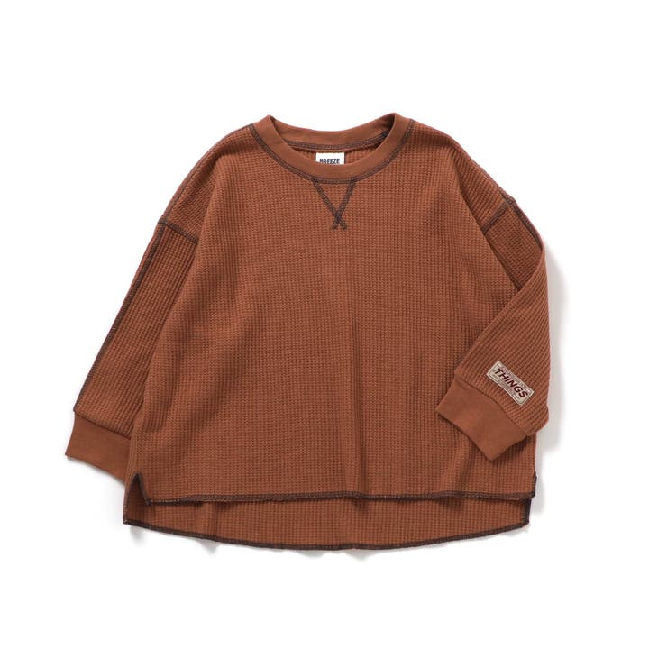 配色ステッチビッグシルエットワッフルTシャツ | F.O.Online Store | 詳細画像2 