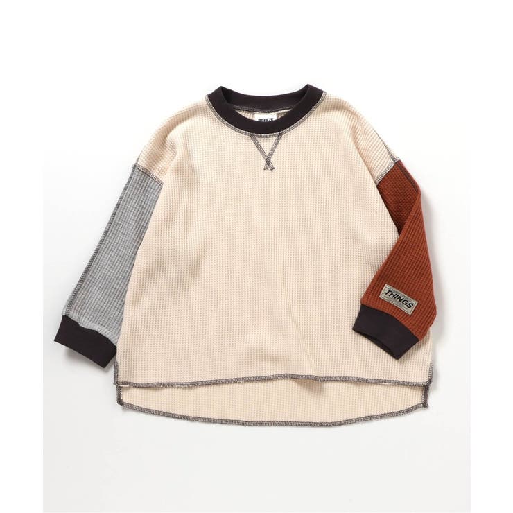 レインボー | 配色ステッチビッグシルエットワッフルTシャツ | F.O.Online Store