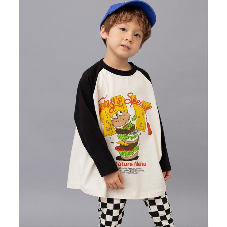 B NEWJACK ラグラングラフィックTシャツ[品番：FOKK0024899