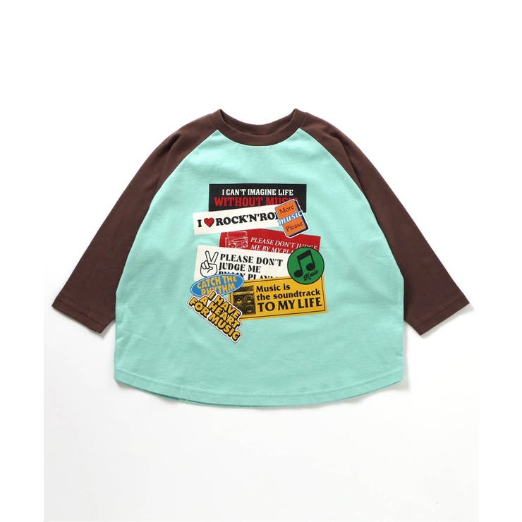 ミント | B NEWJACK ラグラングラフィックTシャツ | F.O.Online Store