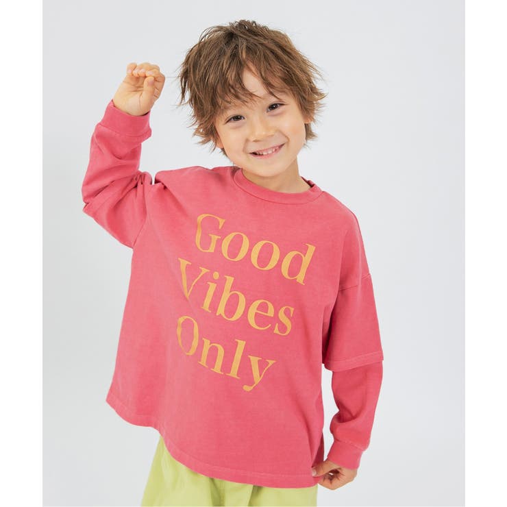 ピンク | ヴィンテージレイヤード風Tシャツ | F.O.Online Store