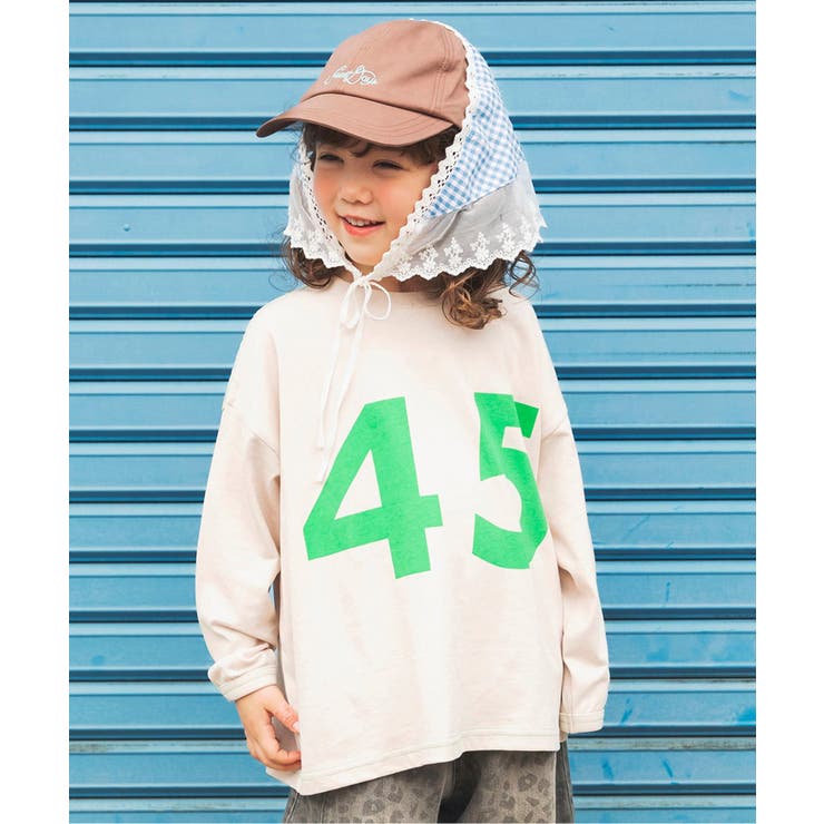 アイボリー | ロゴアンドナンバリングTシャツ | F.O.Online Store