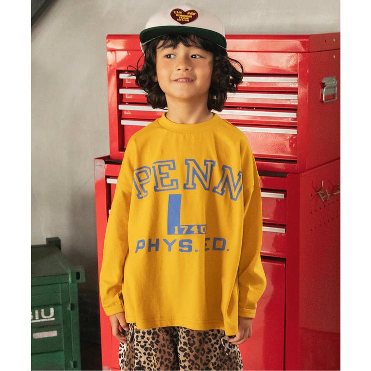 イエロー | ロゴアンドナンバリングTシャツ | F.O.Online Store