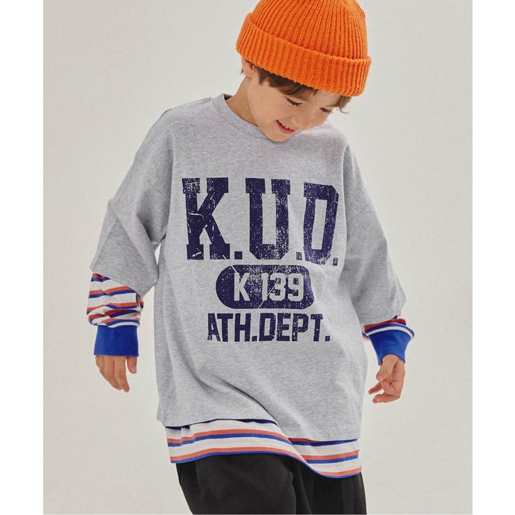 グレー | 【WEB限定】 2PセットレイヤードロンT | F.O.Online Store