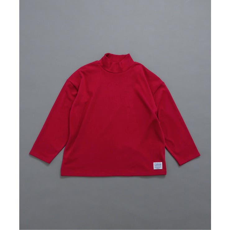 レッド | 【WEB限定】 やわらか起毛ハイネックロンT | F.O.Online Store