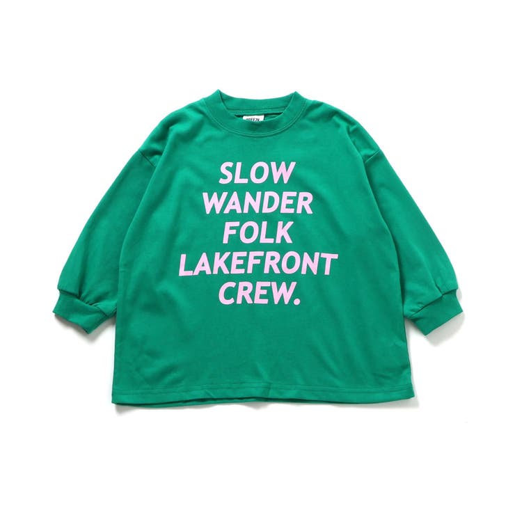 グリーン | WEB限定  イロイロロゴ長袖Tシャツ | F.O.Online Store