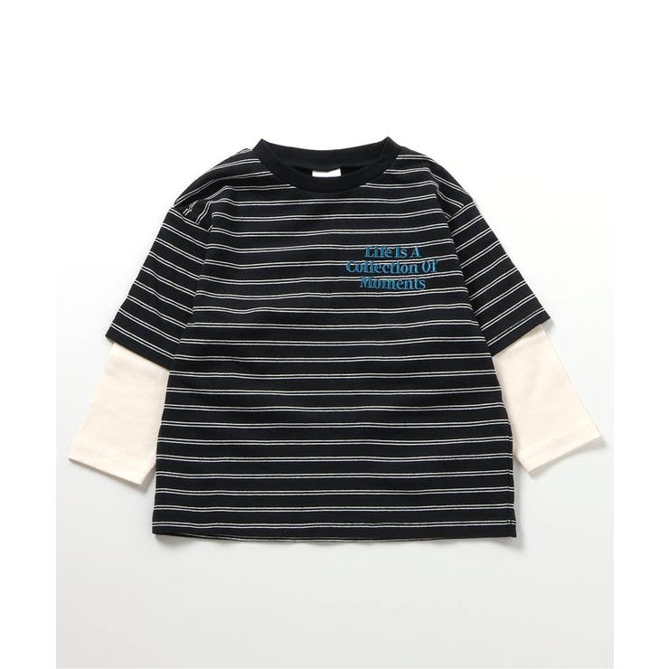 2Pレイヤード風ボーダーロンT | F.O.Online Store | 詳細画像2 