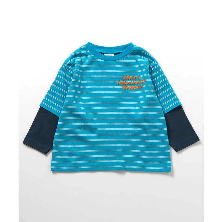 2Pレイヤード風ボーダーロンT | F.O.Online Store | 詳細画像7 