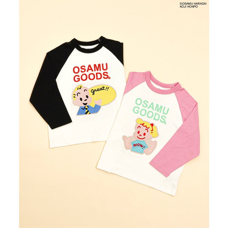＜OSAMU GOODS＞ラグランワッペン長袖Tシャツ | F.O.Online Store | 詳細画像10 