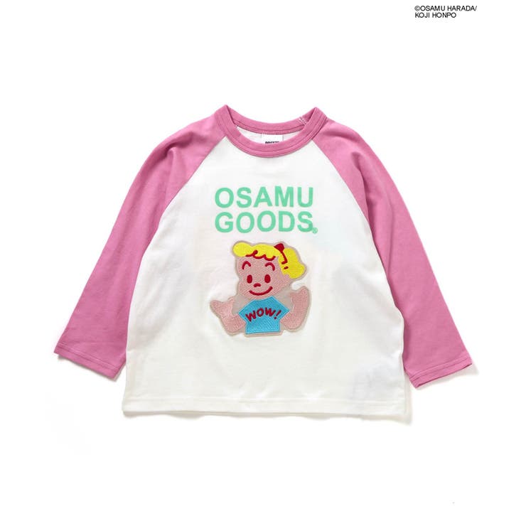 ＜OSAMU GOODS＞ラグランワッペン長袖Tシャツ | F.O.Online Store | 詳細画像5 