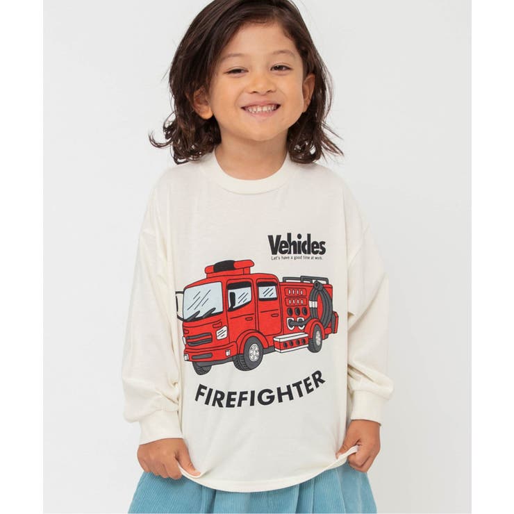 オフホワイト | WEB限定 3色3柄働く車Tシャツ | F.O.Online Store