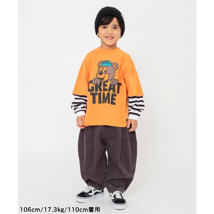 WEB限定 袖レイヤード風ストリートTシャツ | F.O.Online Store | 詳細画像10 