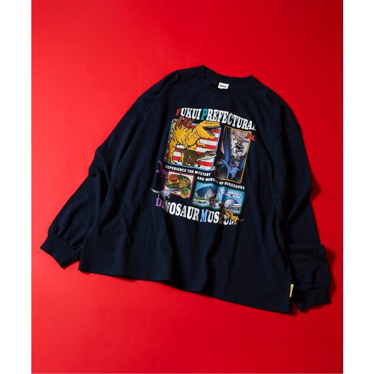 福井県立恐竜博物館コラボ ロゴモチーフロンT(大人)  | F.O.Online Store | 詳細画像1 