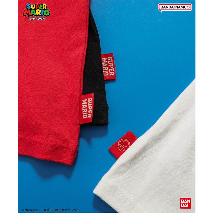 スーパーマリオ エルボーパッチTシャツ | F.O.Online Store | 詳細画像15 