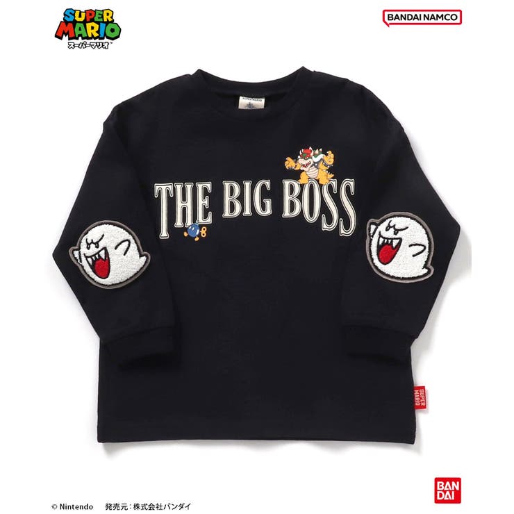 スーパーマリオ エルボーパッチTシャツ | F.O.Online Store | 詳細画像2 