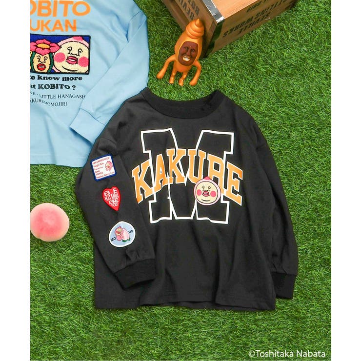 ブラック | こびとづかん ワッペン長袖Tシャツ  | F.O.Online Store
