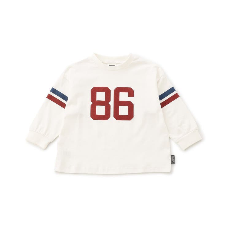 オフホワイト | ロゴ＆ナンバリングロンＴ | F.O.Online Store