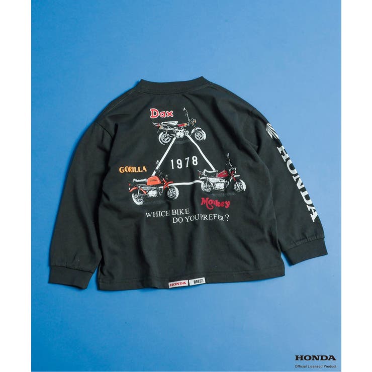 チャコール | 【リンク】Honda ヴィンテージグラフィック長袖Tシャツ  | F.O.Online Store