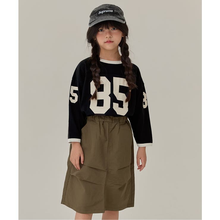 ブラック | WEB限定  KUDOZ.B ナンバリング長袖Tシャツ  | F.O.Online Store