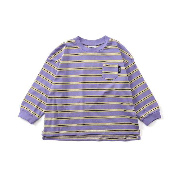 パープル | ボーダーロンT  | F.O.Online Store