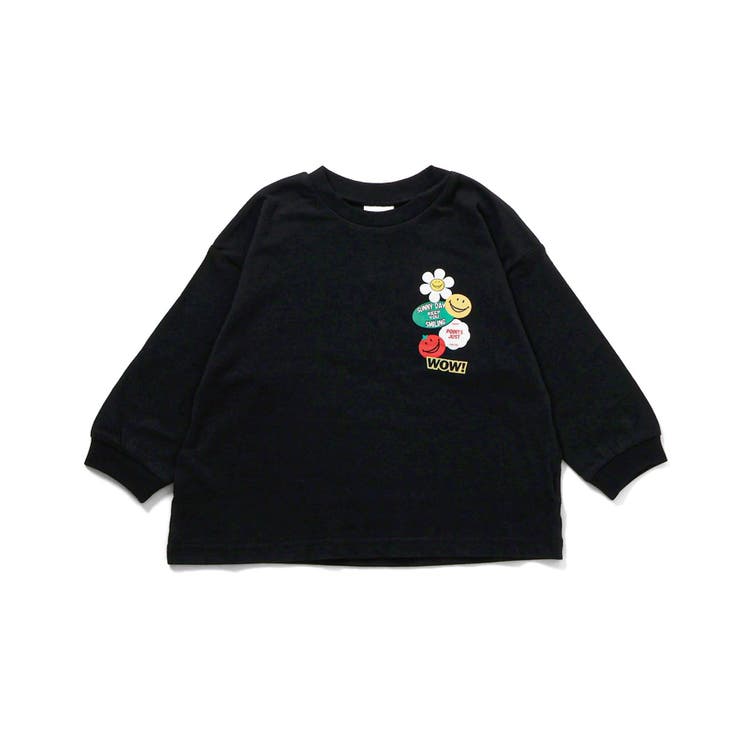 ブラック | WEB限定  ゆったりシルエットグラフィックバリエーションTシャツ  | F.O.Online Store