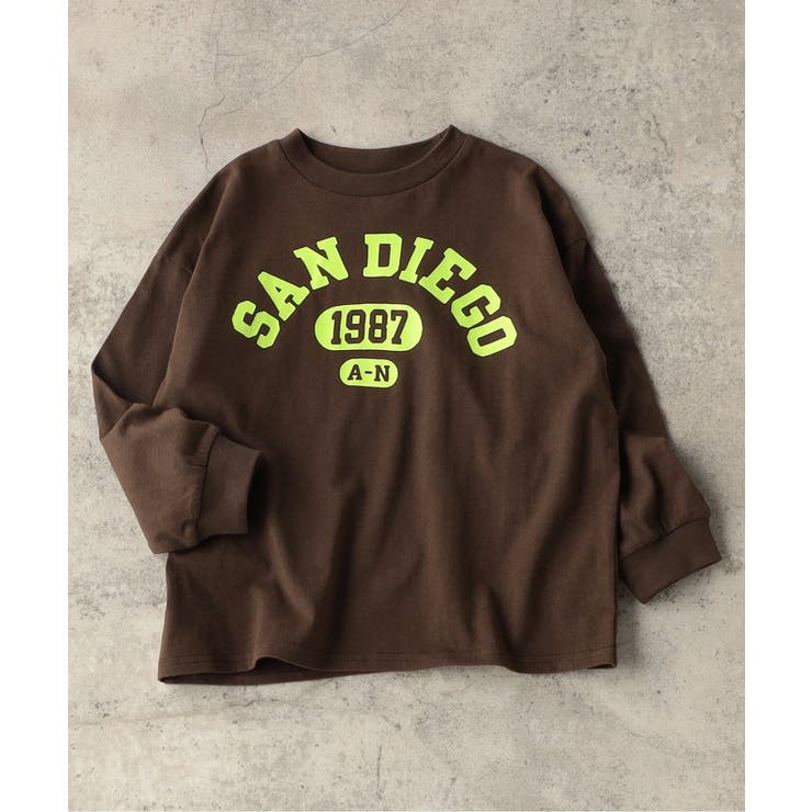 ブラウン | WEB限定 カレッジバリエーションTシャツ | F.O.Online Store