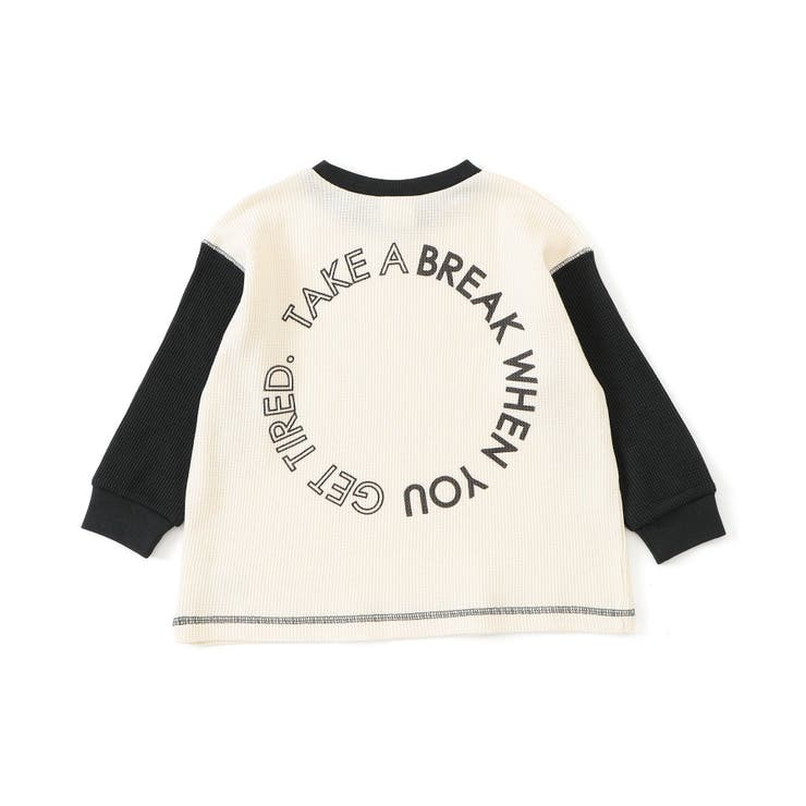 オフホワイト | WEB限定  総柄＆ロゴワッフルTシャツ  | F.O.Online Store