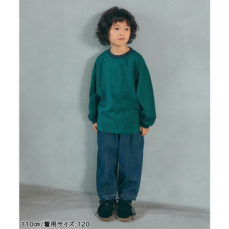 WEB限定  ゆったりシルエット無地・ボーダーTシャツ | F.O.Online Store | 詳細画像11 