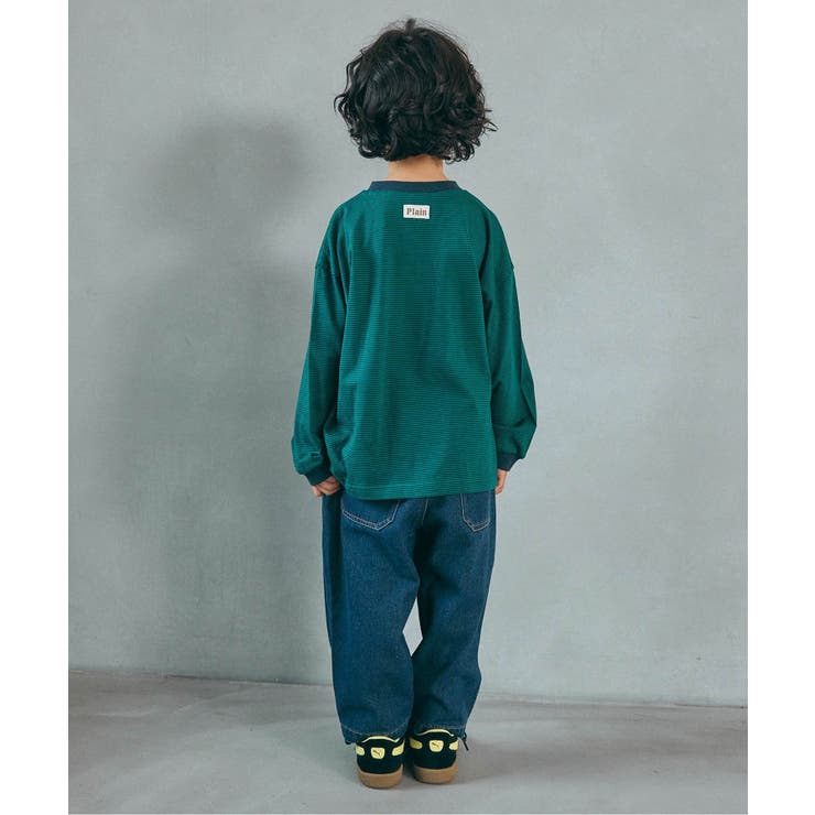 WEB限定  ゆったりシルエット無地・ボーダーTシャツ | F.O.Online Store | 詳細画像12 