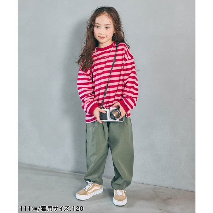 WEB限定  ゆったりシルエット無地・ボーダーTシャツ | F.O.Online Store | 詳細画像17 