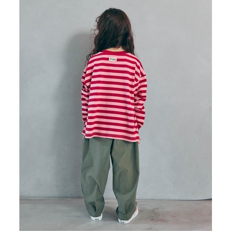 WEB限定  ゆったりシルエット無地・ボーダーTシャツ | F.O.Online Store | 詳細画像18 