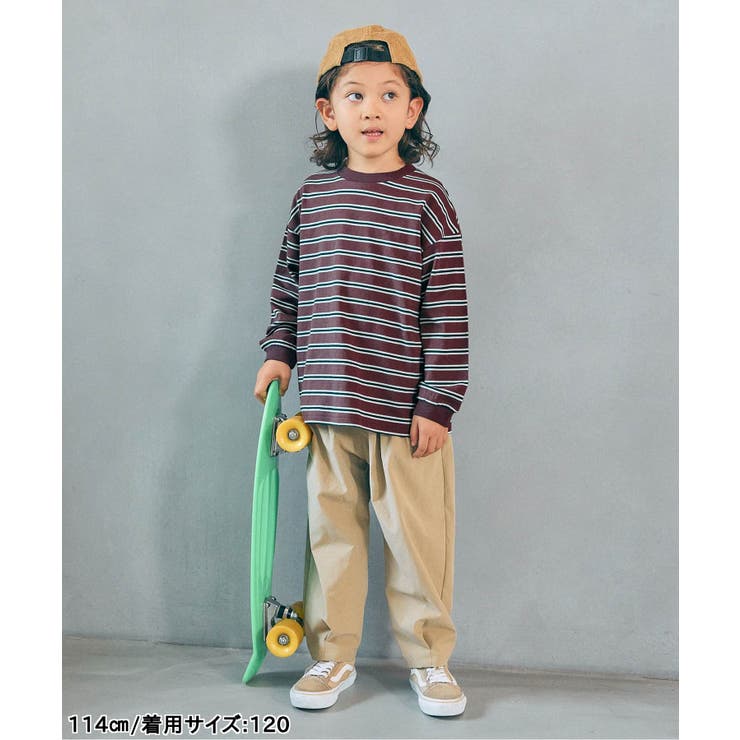 WEB限定  ゆったりシルエット無地・ボーダーTシャツ | F.O.Online Store | 詳細画像4 