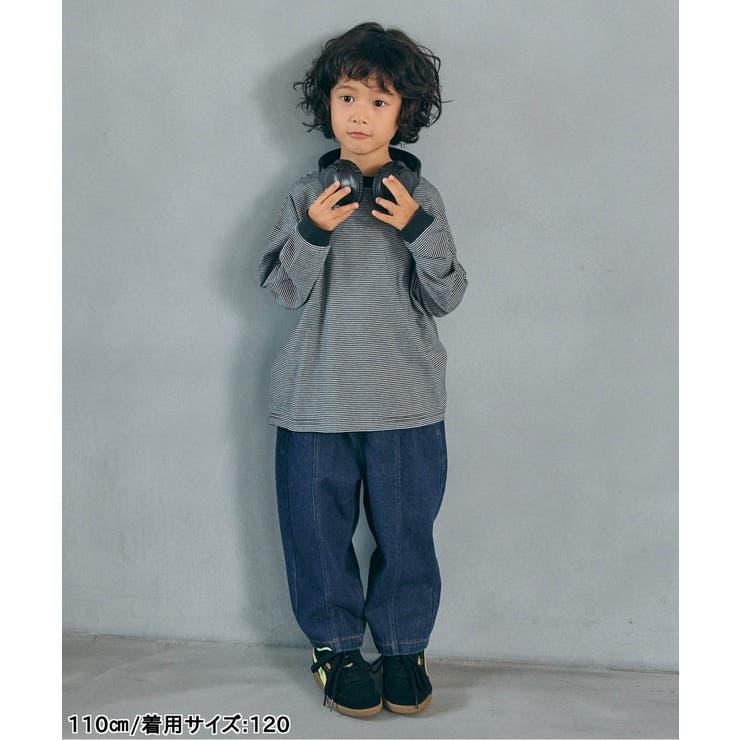 WEB限定  ゆったりシルエット無地・ボーダーTシャツ | F.O.Online Store | 詳細画像7 