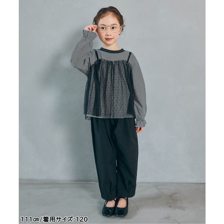 WEB限定  チュールレイヤードTシャツ | F.O.Online Store | 詳細画像3 
