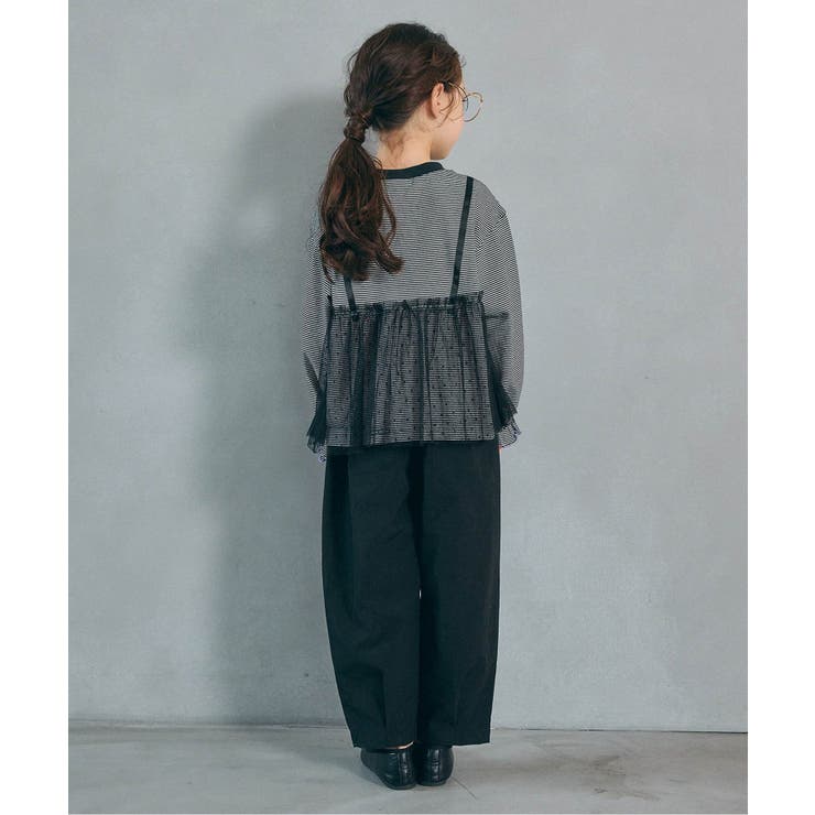 WEB限定  チュールレイヤードTシャツ | F.O.Online Store | 詳細画像5 
