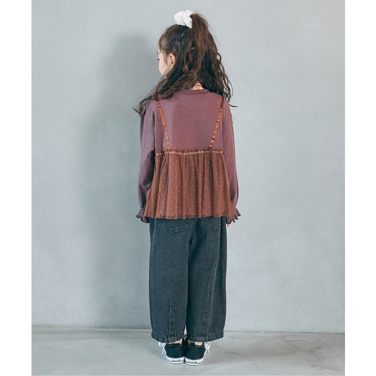 WEB限定  チュールレイヤードTシャツ | F.O.Online Store | 詳細画像8 