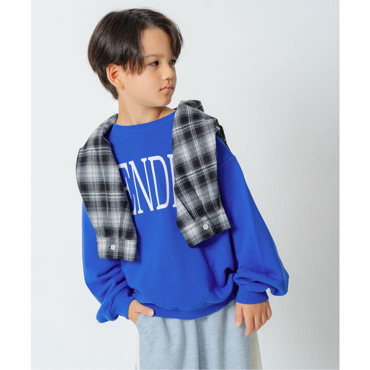 ブルー | 【AAAL PROD】ロゴプリントトレーナー | F.O.Online Store