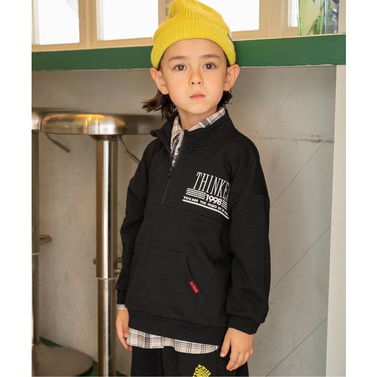 ブラック | B NEWJACK ハーフジップトレーナー(セットアップ可) | F.O.Online Store