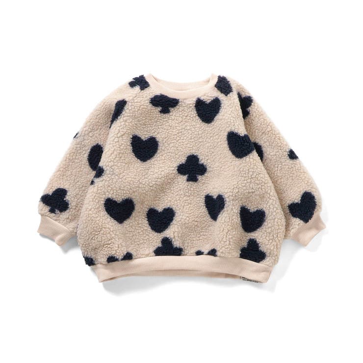 アイボリー | ジャガードボアトレーナー | F.O.Online Store