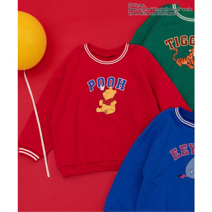 【WEB限定/リンク】ディズニーキャラクター くまのプーさん/トレーナー | F.O.Online Store | 詳細画像1 