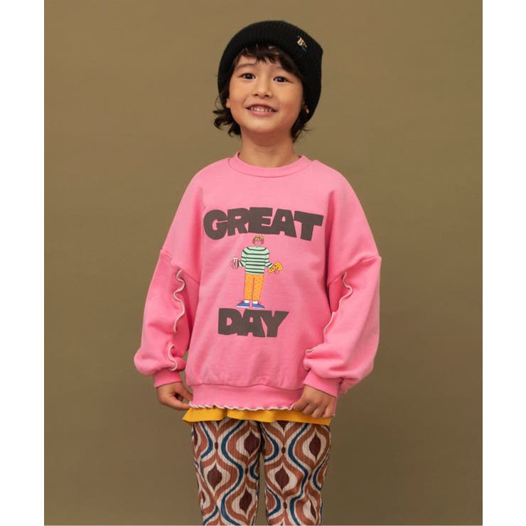 ピンク | ユニークモチーフトレーナー | F.O.Online Store