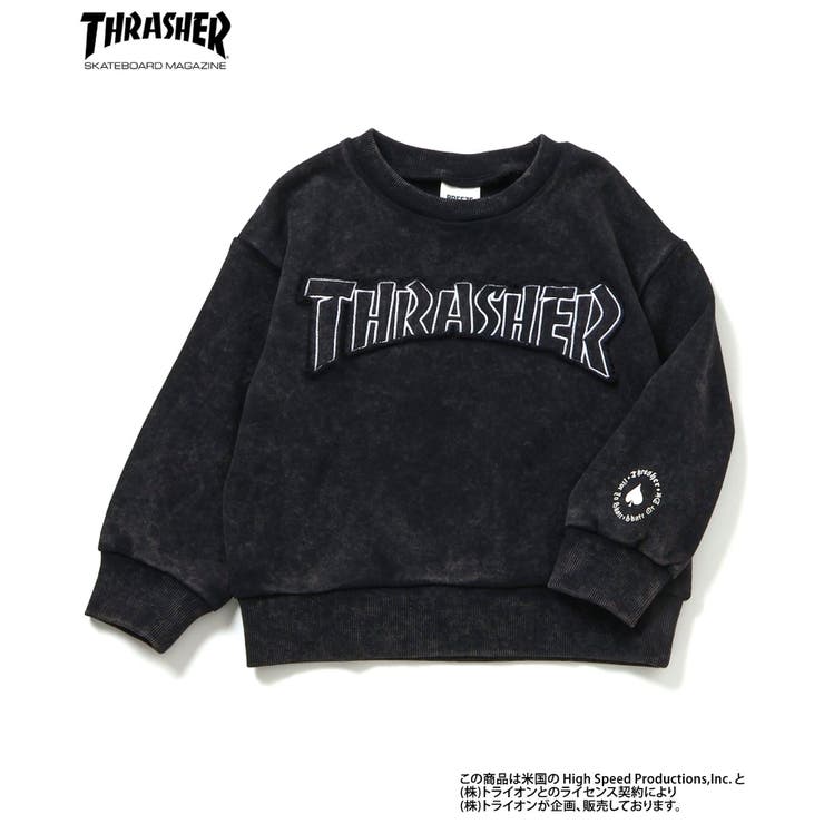 【リンク】THRASHER ロゴアップリケトレーナー  | F.O.Online Store | 詳細画像2 