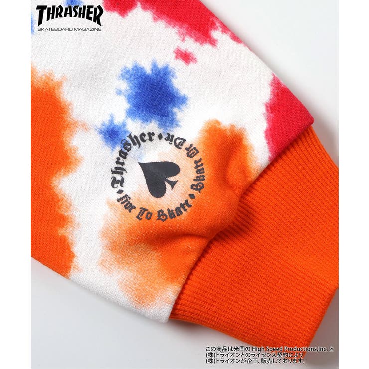 【リンク】THRASHER ロゴアップリケトレーナー  | F.O.Online Store | 詳細画像6 