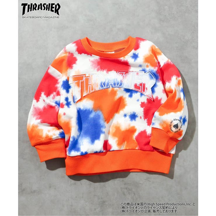 レインボー | 【リンク】THRASHER ロゴアップリケトレーナー  | F.O.Online Store