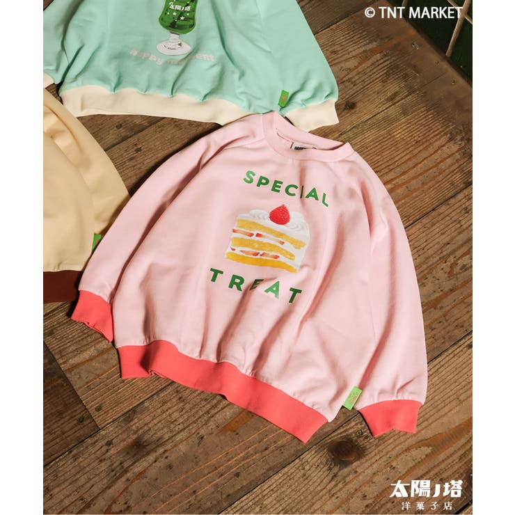 ピンク | WEB限定 【リンク】太陽ノ塔洋菓子店 転写トレーナー | F.O.Online Store
