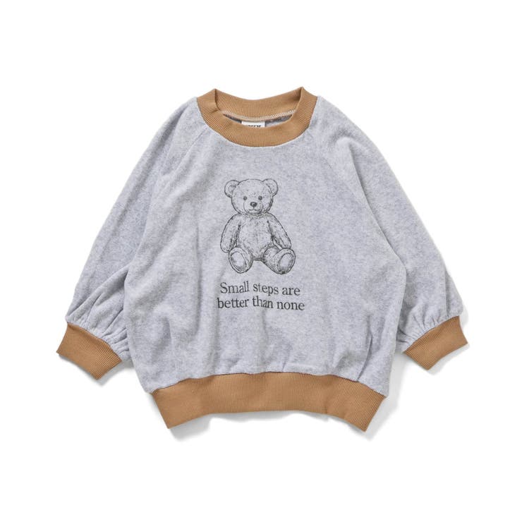 アイボリー | WEB限定  ゆったりシルエットレトロモチーフパイルトレーナー | F.O.Online Store